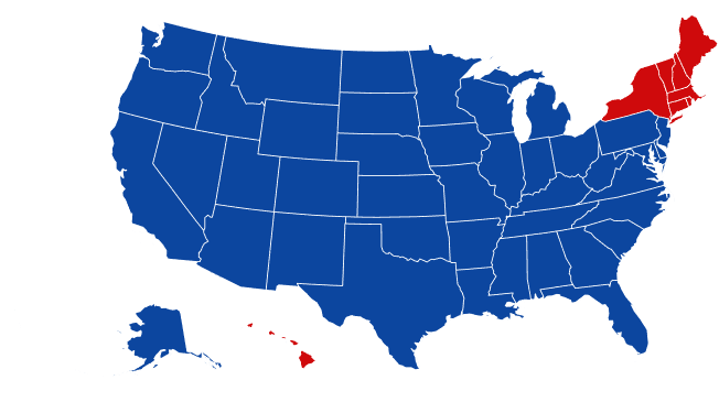 Superior Lighting LLC nationwide coverage map